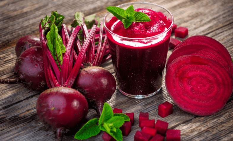 beetroot juice to remove worms